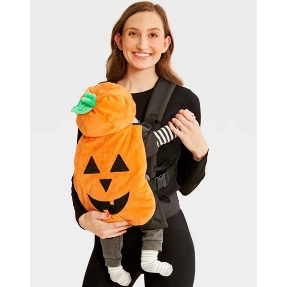Hyde and Eek Boutique Pumpkin Infant Carrier Cover Halloween 0-6 Months - Picture 1 of 5